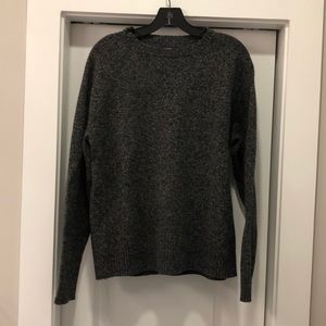 Men’s Grey J. Crew Medium Lambs Wool Sweater